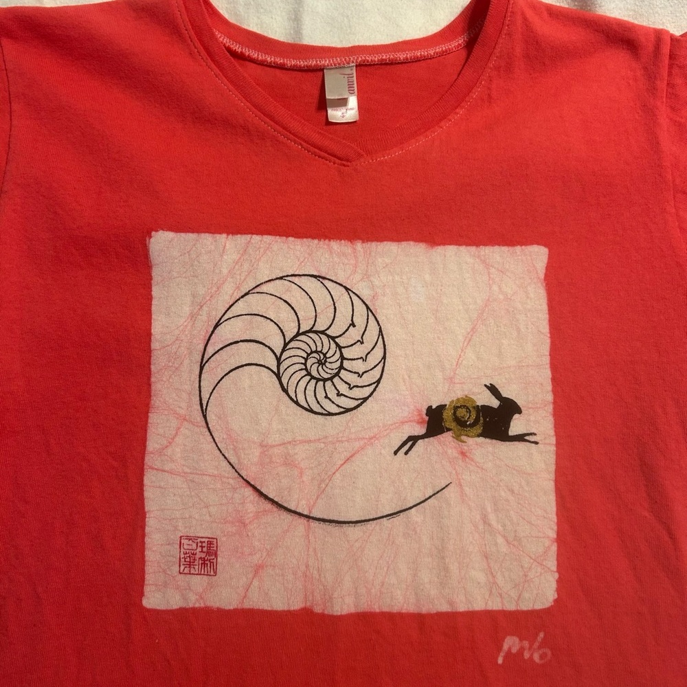 Ami Vibrant Coral‎ T-Shirt